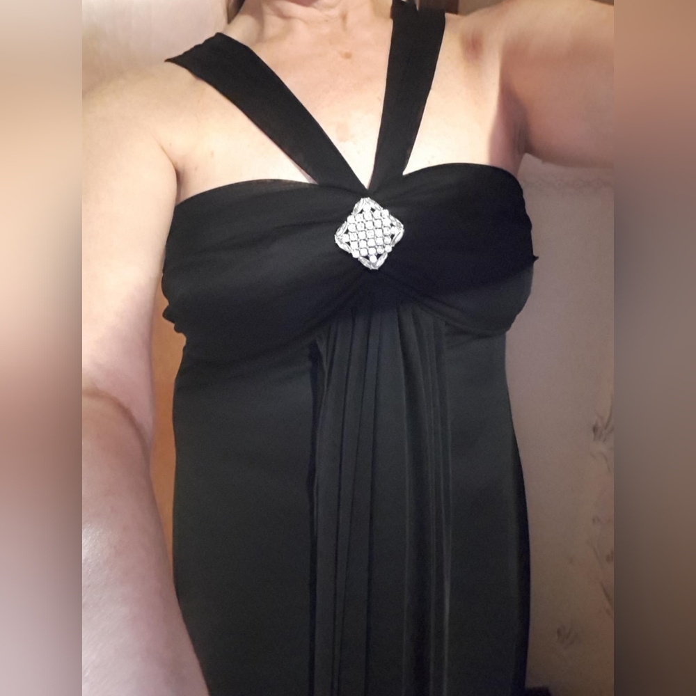 Jolie Black Maxi Dress, Size 12